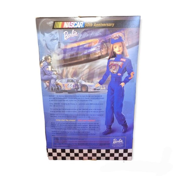 Mattel 50th Anniversary Nascar 1998 Collector Edition Barbie Doll - Picture 3 of 9